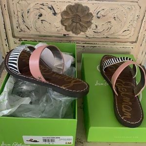 Sam Edelman slip on sandals, size 8, new with box.